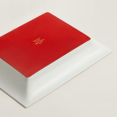 【1988年希少】HERMES ヴィドポシュ 灰皿 小物入れ「東洋と西洋の石」 HERMES エルメス ヴィドポッシュ ブランデンブルク ・ バンダナ 小物